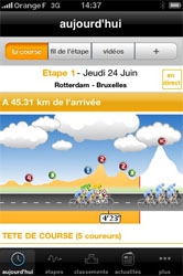 Une application pour les amateurs du Tour de France Une application pour les amateurs du Tour de France